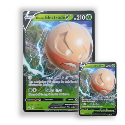 Pokemon TCG Electrode V jumbo Pokemonkaart