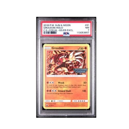Groudon Celestia Storm promo PSA 7