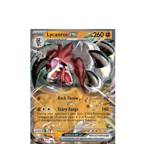 Lycanroc ex 117/193 Paldea Evolved