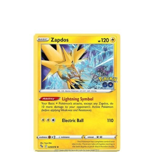 Zapdos 29/78 Pokemon Go