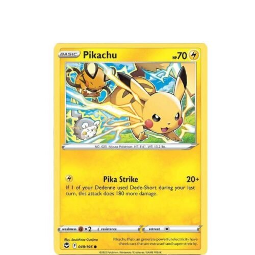 Home 4 Pikachu 49/195 Silver Tempest
