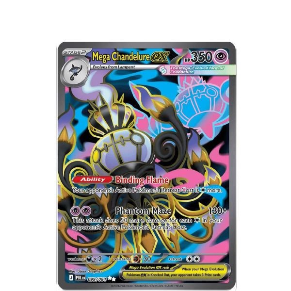 Mega Chandelure ex 099/084 Pitch Black 1 Mega Chandelure ex 099/084 Pitch Black