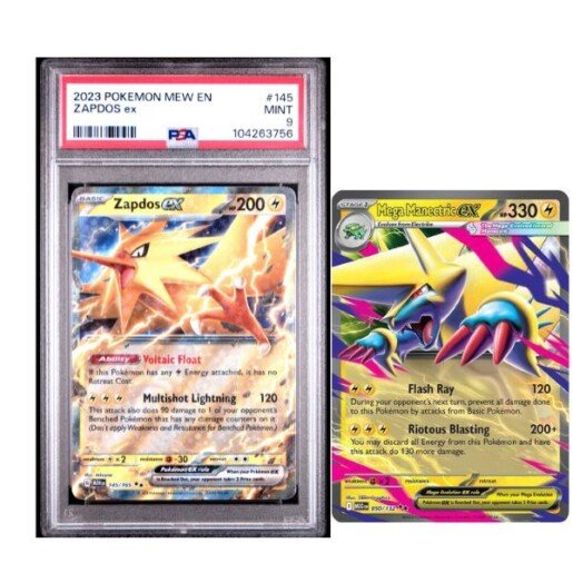 Pokemon kaarten waarde vergelijken raw en graded